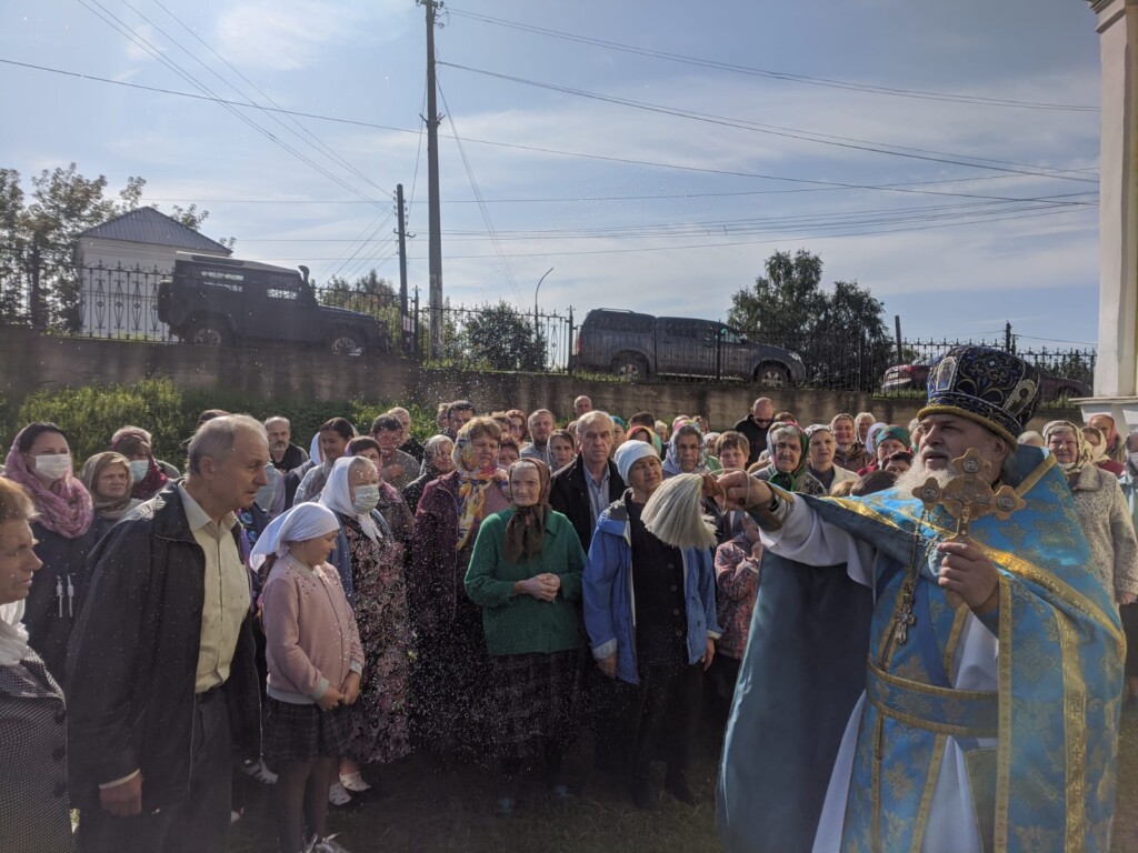 Престольный праздник в Успенском храме г. Лихославля | 30.08.2021 |  Лихославль - БезФормата