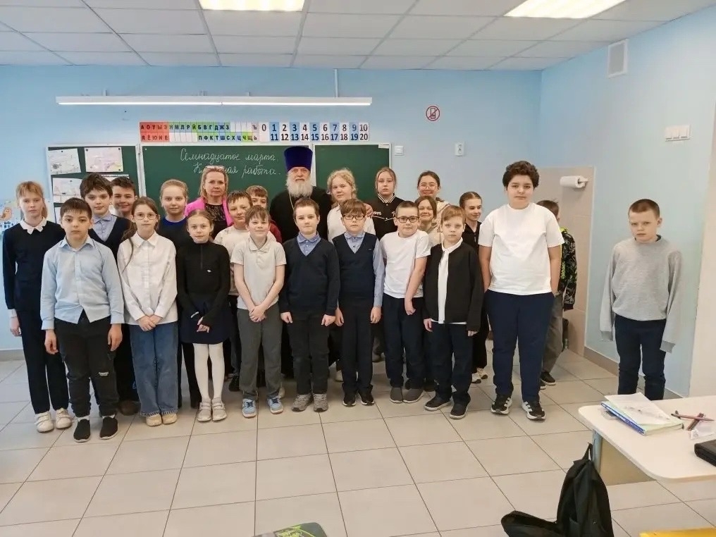 Беседа со школьниками