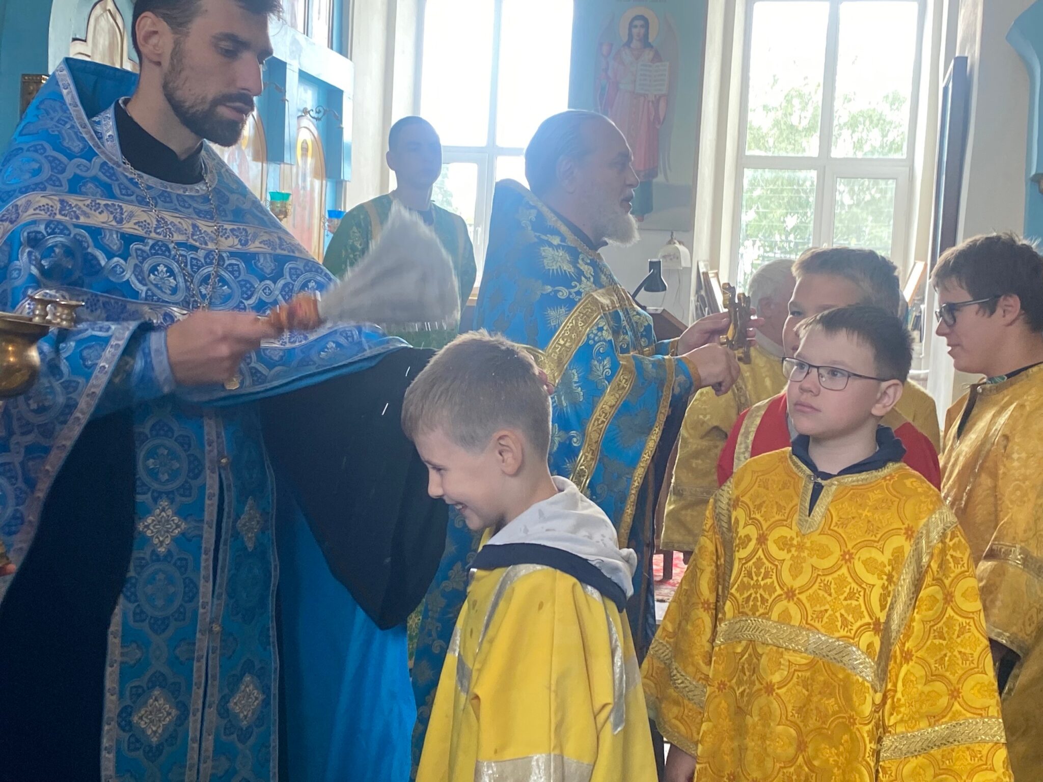 Молебен перед началом учения отроков