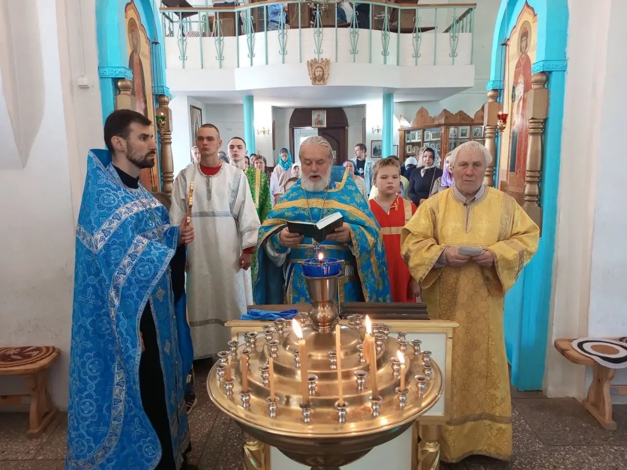 Молебен перед началом учения отроков