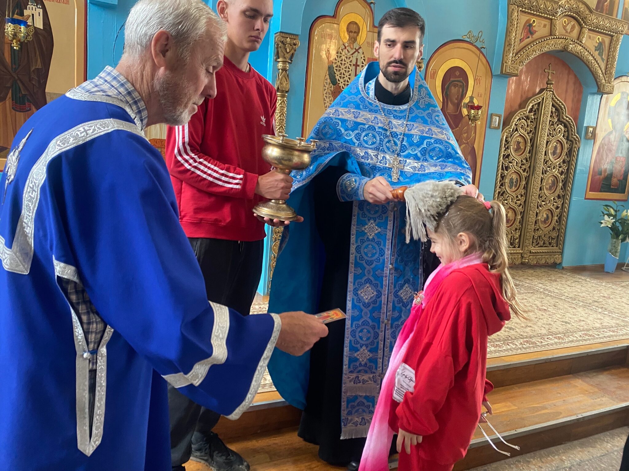 Молебен перед началом учения отроков